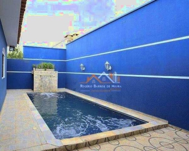 Casa com 3 dormitórios, escritório e piscina à venda, 158 m² por R$ 549.000 - Parque Resid