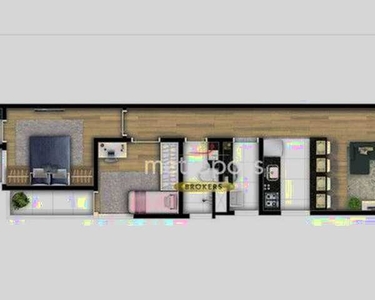 Cobertura com 2 dormitórios à venda, 100 m² por R$ 497.000,00 - Campestre - Santo André/SP