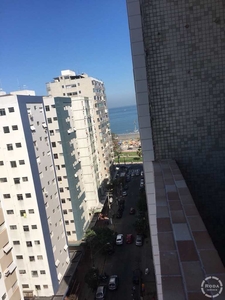 Sala living dividida com 1 dormitório, Ponta da Praia, Santos