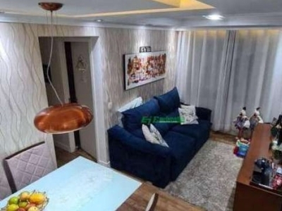 Apartamento com 2 dormitórios à venda, 49 m² por r$ 300.000,00 - centro - guarulhos/sp