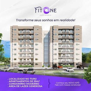 Apartamento com 2 Quartos à venda, 55m² - Chacara Brasil