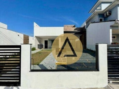 Casa, 190 m² - venda por r$ 1.200.000,00 ou aluguel por r$ 6.900,00/mês - vale dos cristais - macaé/rj