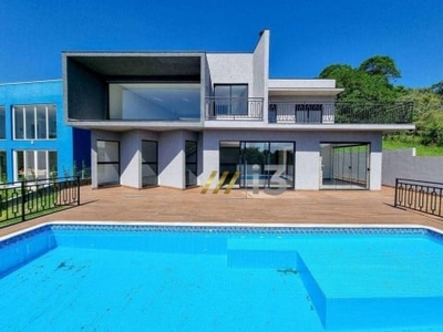 Casa com 4 dormitórios, 300 m² - venda por r$ 2.600.000,00 ou aluguel por r$ 13.845,41/mês - condomínio serra da estrela - atibaia/sp