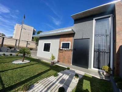 Casa com 3 dormitórios à venda, 124 m² por r$ 750.000 - planta araçatuba - piraquara/pr