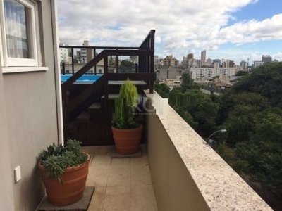 Cobertura para venda - 248m², 3 dormitórios, sendo 1 suites, 2 vagas - mont serrat