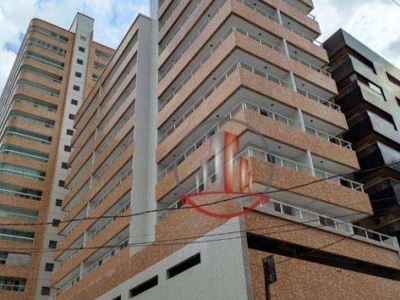 Flat com 1 dormitório à venda, 41 m², entrada r$ 165.000 - boqueirão - praia grande/sp