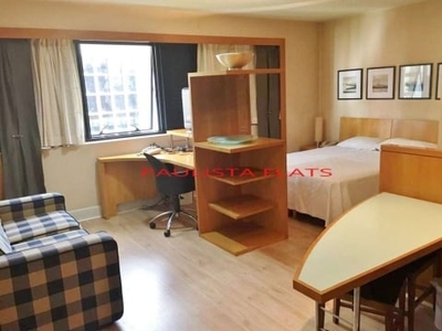 Flat com 1 quarto para alugar na rua pedroso alvarenga, itaim bibi, são paulo, 32 m2 por r$ 2.498