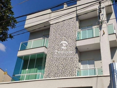 Cobertura, 120 m² - venda por r$ 449.999,90 ou aluguel por r$ 2.649,01/mês - vila camilópolis - santo andré/sp
