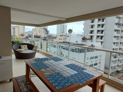 Apartamento 3 Dorms Espaçoso - Guarujá, Jardim Praiano ( Enseada)