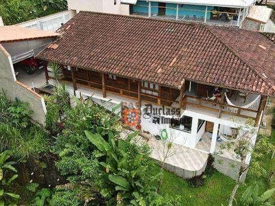 Casa com 4 dormitórios à venda, 180 m² por r$ 970.000 - enseada - ubatuba/sp