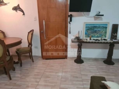 Linda kit reformada no forte, 1 dormitório, confira na imobiliária em praia grande.