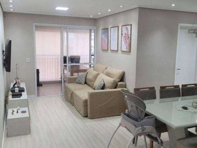 Apartamento com 3 dormitórios à venda, 86 m² por R$ 750.000 - Jardim Flor da Montanha