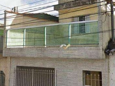 Casa com 3 dormitórios, 157 m² - venda por r$ 480.000,00 ou aluguel por r$ 2.500,00/mês - vila bela vista - santo andré/sp