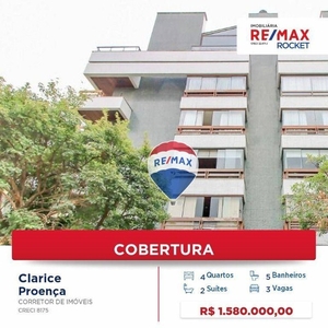 Apartamento Cobertura , 4dormitorios, 3 vagas de garagem, Jardim Lindóia - Porto Alegre/RS