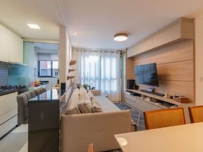 Apartamento com 2 dormitórios à venda, 57 m² por r$ 529.500,00 - santo inácio - curitiba/pr