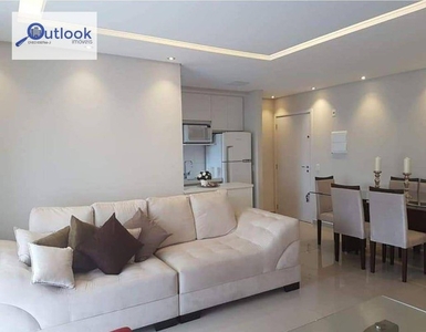 Apartamento com 2 dormitórios para alugar, 78 m² por R$ 3.206,00/mês - Centro - Diadema/SP