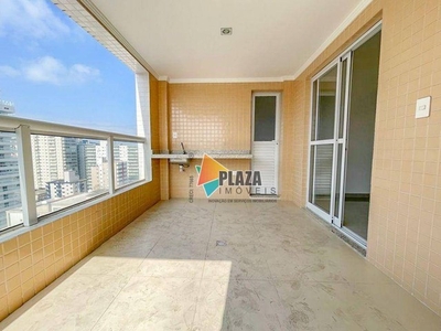 Apartamento com 3 dormitórios à venda, 104 m² por R$ 850.000,00 - Canto do Forte - Praia G