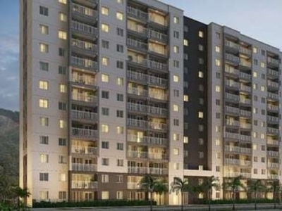Apartamento com 3 quartos à venda na avenida salvador allende, barra da tijuca, rio de janeiro, 59 m2 por r$ 435.300