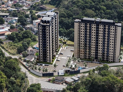 Apartamento em Jardim Primavera, Duque de Caxias/RJ de 49m² 2 quartos à venda por R$ 208.000,00