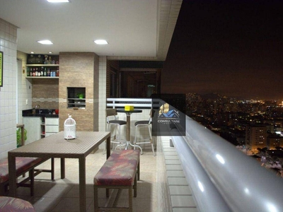 Apartamento em Ponta da Praia, Santos/SP de 114m² 3 quartos para locação R$ 7.000,00/mes