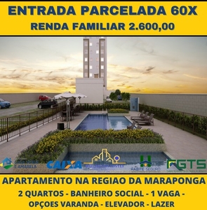 Apartamento para venda tem 45 metros quadrados com 2 quartos em Maraponga - Fortaleza - CE