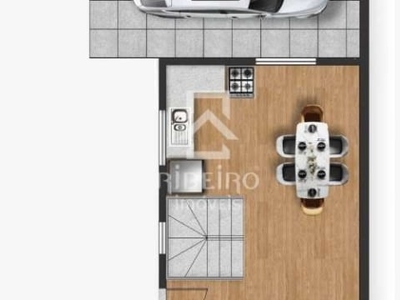 Casa com 3 quartos à venda na rua lyrio dallagassa, 442, afonso pena, são josé dos pinhais por r$ 690.000