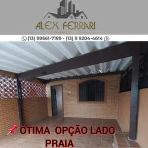 Casa para Venda em Praia Grande, Vila Caiçara, 2 dormitórios, 1 suíte, 2 banheiros, 2 vaga