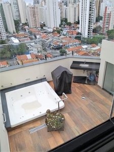 Cobertura em Campo Belo, São Paulo/SP de 197m² 3 quartos à venda por R$ 2.200.000,00 ou para locação R$ 7.000,00/mes