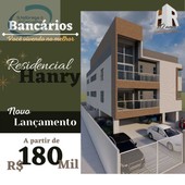 Apartamento a venda Bancários, 58,50m² 2 Quartos, 1 Suíte, Nascente