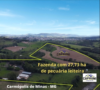 Terreno em Zona Rural, Carmópolis De Minas/MG de 277300m² 1 quartos à venda por R$ 2.998.000,00