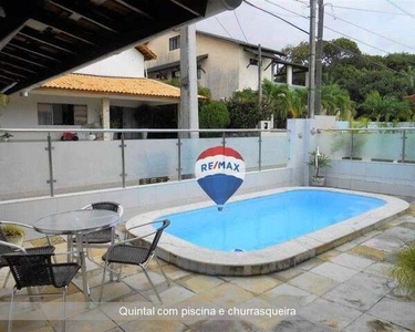 ALUGA - Casa em condomínio fechado com 3 quartos/ 2 suítes, DCE, Piscina, 186m² - Cabo Bra