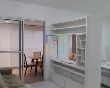 Apartamento mobiliado para locação ou venda no Horizonte JK, 54m², varanda, 1 suíte, 1 vag
