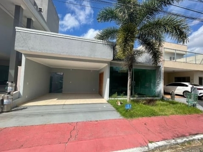 Alugo linda casa de 3 suítes no cond. cidade jardim 2, com modulados