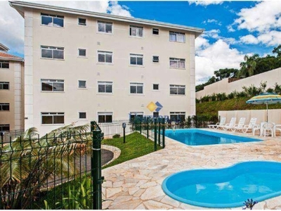 Apartamento com 2 dormitórios para alugar, 42 m² por r$ 890/mês - são gabriel - colombo/pr