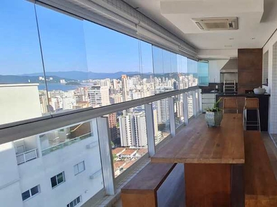 Apartamento com 4 dorms, Embaré, Santos,