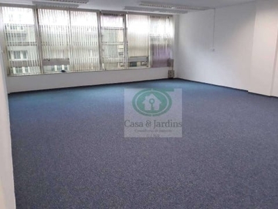 Sala para alugar, 150 m² por r$ 5.300,00/mês - centro - santos/sp