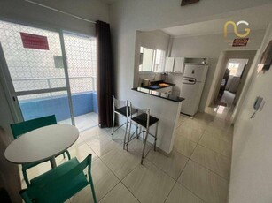 Apartamento em Campo da Aviação, Praia Grande/SP de 44m² 1 quartos à venda por R$ 329.000,00