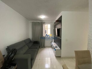 Apartamento em Nova Cidade, São Gonçalo/RJ de 50m² 2 quartos à venda por R$ 129.000,00