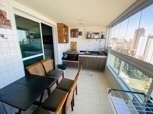 Apartamento em Vila Caiçara, Praia Grande/SP de 78m² 2 quartos para locação R$ 3.200,00/mes