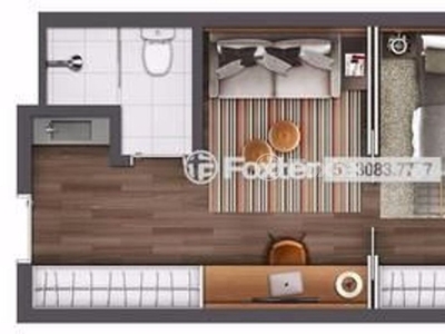 Apartamento 1 dorm à venda Rua das Hortências, Dutra - Gramado