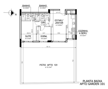 Apartamento Garden 2 dorms à venda Rua Guadalupe, Jardim Lindóia - Porto Alegre