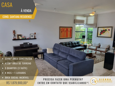 Casa em Terras de Santana II, Londrina/PR de 234m² 3 quartos à venda por R$ 1.878.900,00 ou para locação R$ 9.750,00/mes