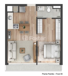 Loft 1 dorm à venda Avenida Praia de Belas, Praia de Belas - Porto Alegre