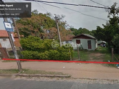 Terreno à venda Rua Atílio Supertti, Vila Nova - Porto Alegre