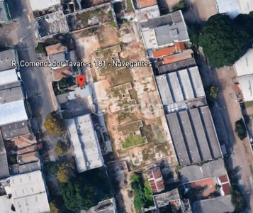 Terreno à venda Rua Comendador Taváres, Navegantes - Porto Alegre