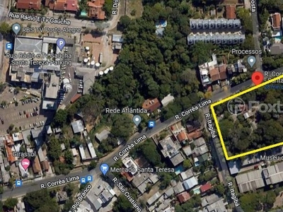 Terreno à venda Rua Corrêa Lima, Santa Tereza - Porto Alegre