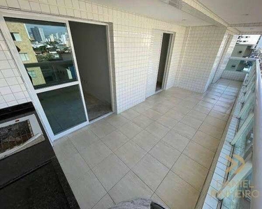 Apartamento com 3 dormitórios à venda, 104 m² por R$ 579.000,00 - Boqueirão - Praia Grande