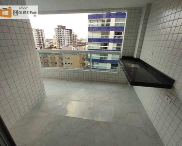 Apartamento com 3 dormitórios à venda, 93 m² por R$ 595.000,00 - Tupi - Praia Grande/SP