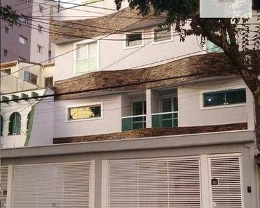 Apartamento Triplex com 3 dormitórios à venda, 137 m² por R$ 599.000,00 - Campestre - Sant
