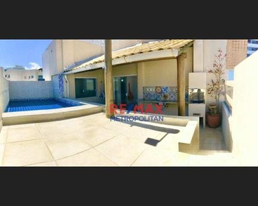 Cobertura com 130m², 3 quartos e piscina privativa no Costa Azul